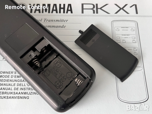 (поръчано) Дистанционно YAMAHA RK X1 VU64380 (CASSETTE DECK), снимка 4 - Декове - 52638446