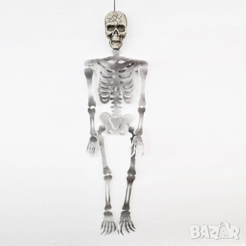 Halloween / Хелоуин висока декоративна фигура – гигантски скелет от фоам_1242584
