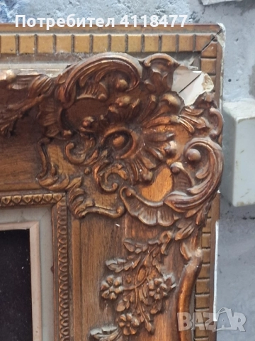 Стара голяма картина на платно, снимка 4 - Картини - 52483287