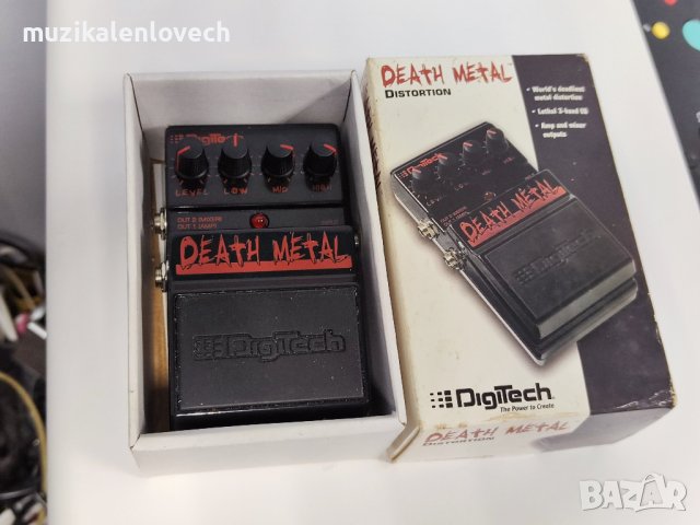 Digitech Death Metal Distortion Guitar Pedal - Дист педал за ел китара - ОТЛИЧЕН, снимка 1 - Китари - 39086423