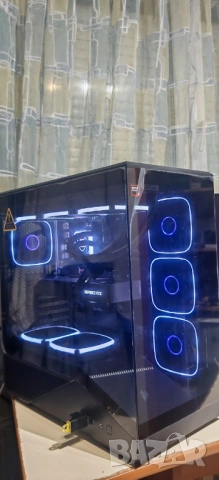 Продавам ТОП Геймърско PC Ryzen 5 9600X/32Gb/2TB SSD/FE RTX 3080TI/WiFi&BT/Гаранция, снимка 5 - Геймърски - 53491582