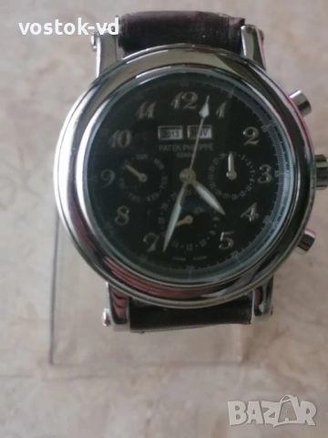 PATEK PHILIPE GENEVE AUTOMATIC МЪЖКИ РАБОТЕЩ , снимка 6 - Антикварни и старинни предмети - 53295320