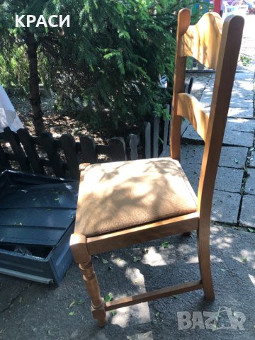 продавам масивна букова маса+6 стола, снимка 10 - Маси - 40795994