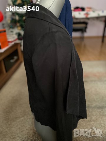 Черна асимтрична жилетка Orsay, снимка 7 - Жилетки - 35321532