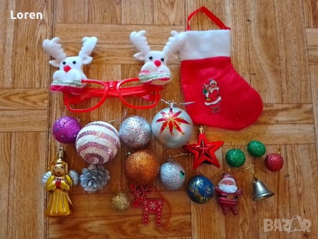 Подарявам новогодишни играчки,гирлянди и други, снимка 1 - Декорация за дома - 43062928