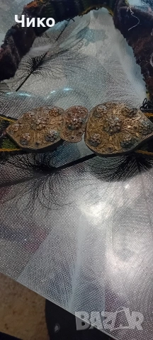 Старинен женски чапраз със колан, снимка 3 - Антикварни и старинни предмети - 53190160