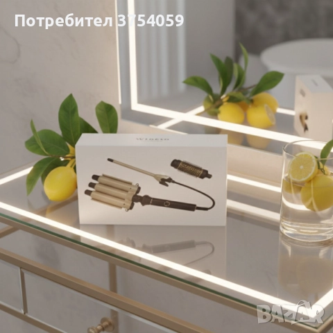 S&R Styling SD-691B – Мултифункционален комплект за оформяне на коса 4 в 1, снимка 4 - Преси за коса - 52353733