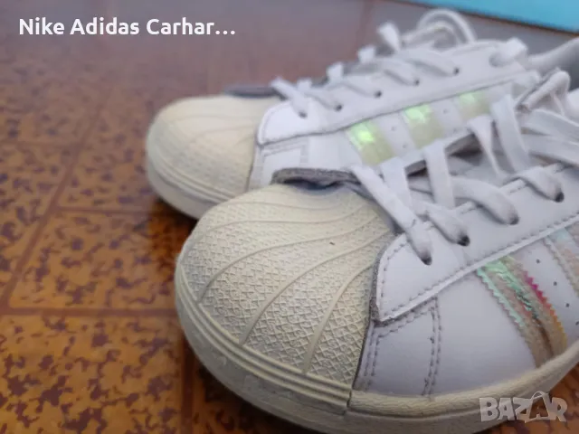 Adidas Superstar - оригинални момичешки маратонки! , снимка 11 - Маратонки - 40702330