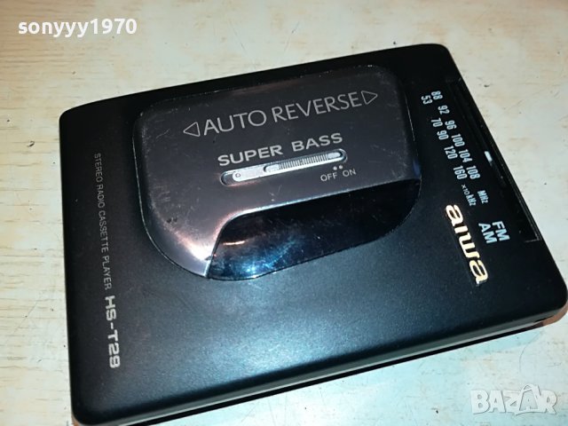 🛑AIWA HS-T29 WALKMAN REVERSE TAPE/RADIO 1909221900