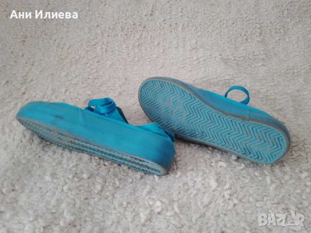 Страхотен тюркоазен цвят кецки, снимка 4 - Кецове - 37096980