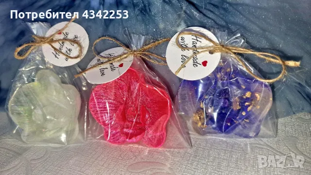 магнитчета орхидеики от епоксидна смола , снимка 1