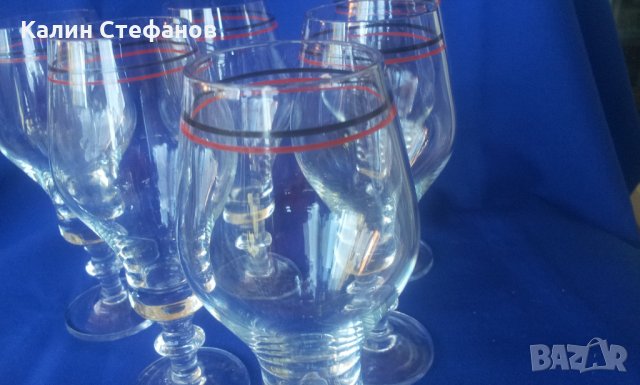 Чаши за алкохол 150 мг със столче 6 бр комплект, снимка 1 - Чаши - 28232366