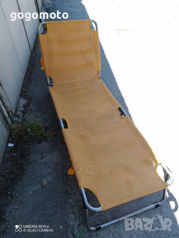 Шезлонг алуминиев за плаж, къмпинг, сгъваем стол плажен на колела, снимка 17 - Къмпинг мебели - 37133346