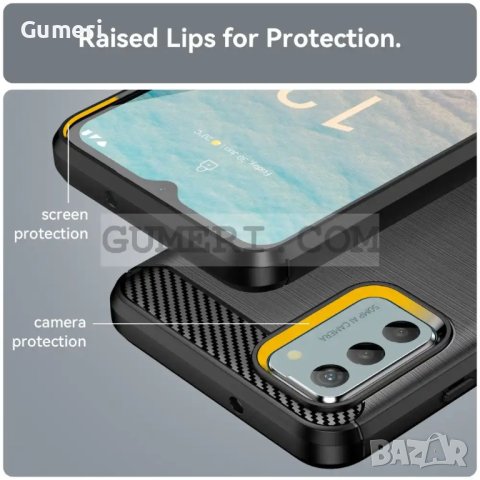  Гръб "Карбон шарк'' за Nokia G42, снимка 7 - Калъфи, кейсове - 43972196