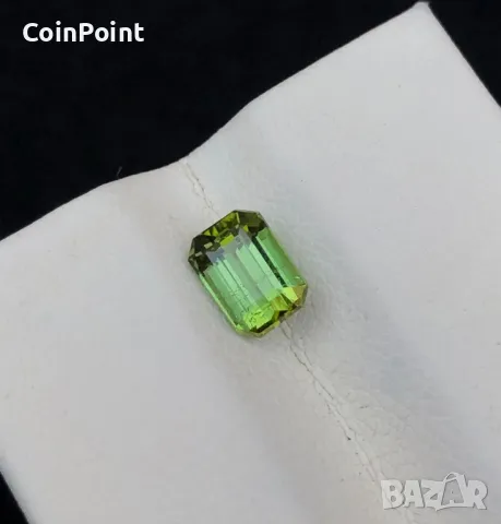 Зелен Турмалин 1.21 карата с документи , снимка 3 - Други - 49693426