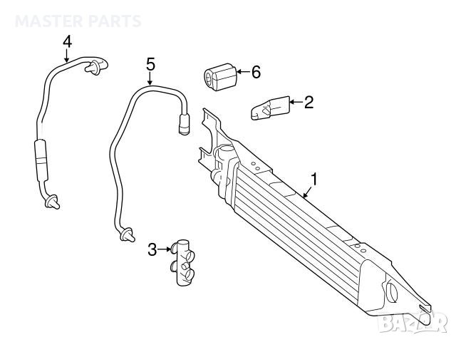 НОВ ! Радиатор за трансмисия Mercedes ML/GL/R class 2006-2012 година., снимка 3 - Части - 43912222