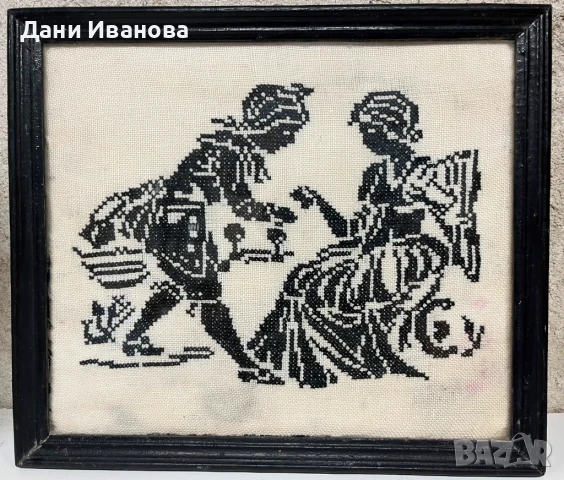 Гоблен ръчна бродерия във викториански стил