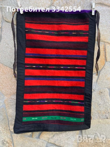 ПРЕСТИЛКА ВЪЛНА ТЪКАНА СТАРИННА ЕТНИКА, снимка 9 - Антикварни и старинни предмети - 51545690