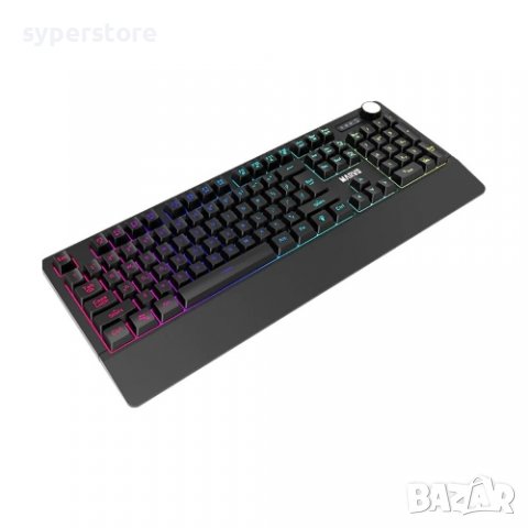 Клавиатура Геймърска USB Marvo K660 Черна Мултимедийна RGB Подсветка, снимка 5 - Клавиатури и мишки - 36780781
