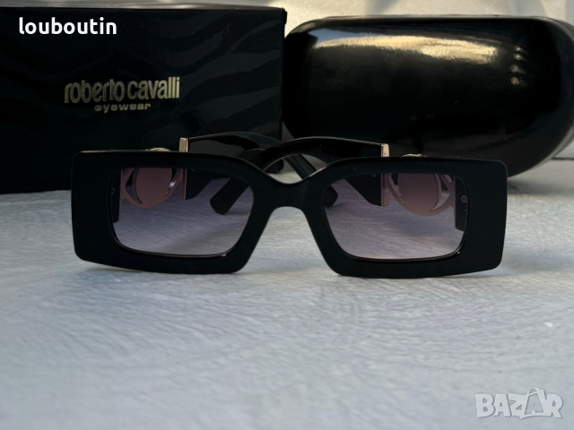 Roberto Cavalli дамски слънчеви очила правоъгълни, снимка 6 - Слънчеви и диоптрични очила - 44913901