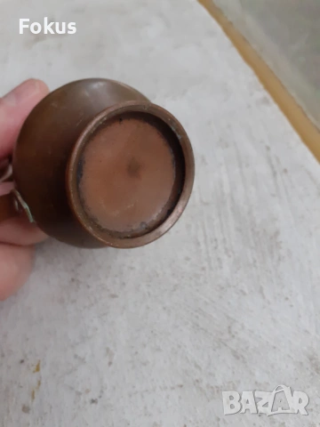 Малко медно ибриче кана ибрик бакър съд, снимка 5 - Антикварни и старинни предмети - 53378106