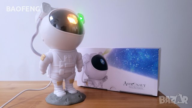 Нови Астронавт звезден проектор, Нощна лампа за деца, 360 настройка модел ULTRA Galaxy Star Project , снимка 10 - Други музикални жанрове - 43376651