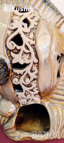 Много красива статуетка-свещник, керамика, снимка 5 - Декорация за дома - 35623862