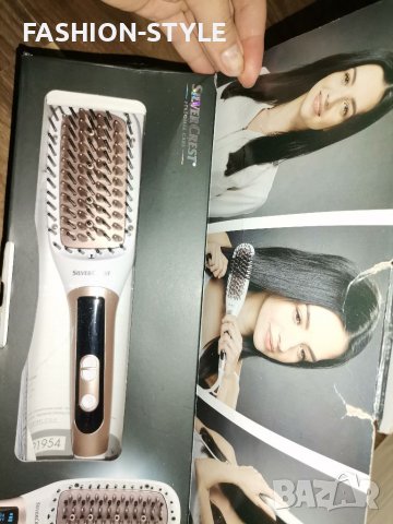 Професионална четка за изправяне на коса загрява до 200°, снимка 6 - Продукти за коса - 36932359