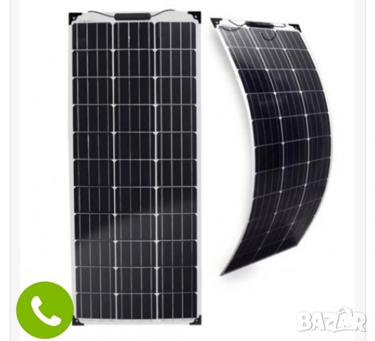 Портативен гъвкав соларен панел с USB изход 2W за зареждане на смартфони и таблети