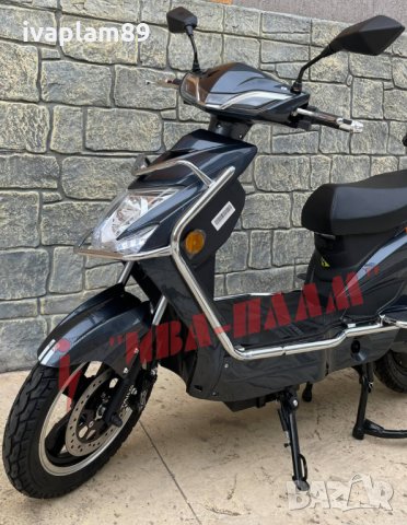 Електрически Скутер 1600W,60V,20aH+Управление като Велосипед+ЛИЗИНГ+Документи за регистрация , снимка 4 - Мотоциклети и мототехника - 33106514