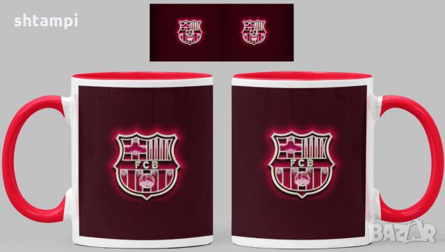 Чаша Барселона Barcelona Керамична, снимка 5 - Фен артикули - 34783097