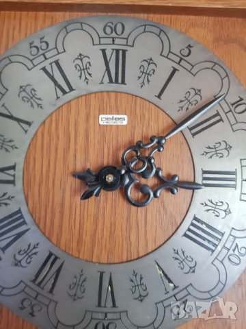 Стар немски стенен механичен часовник, снимка 6 - Антикварни и старинни предмети - 33094148