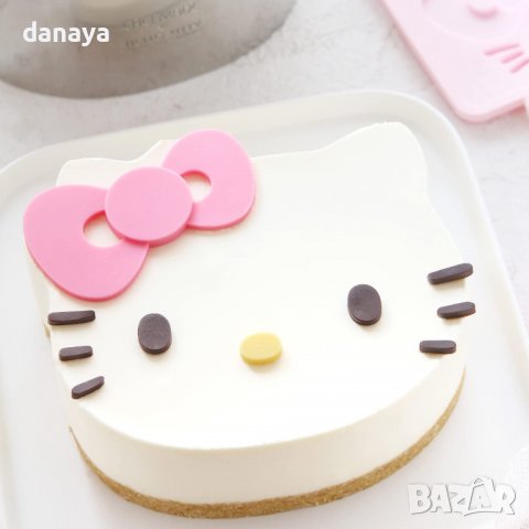 3365 Комплект форми за торта Hello Kitty, 3 броя, снимка 3 - Форми - 39938491