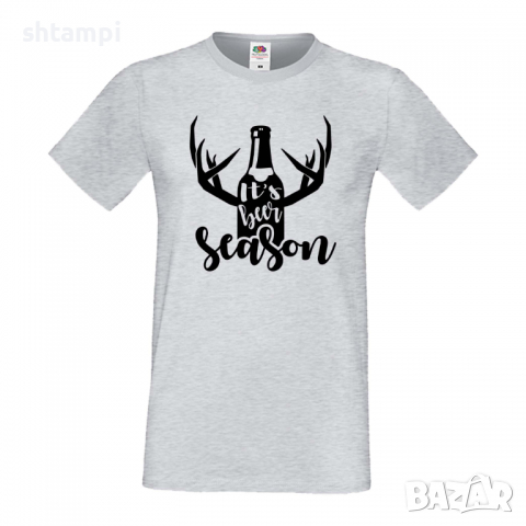 Мъжка тениска It's Beer Season 1,Бира,Бирфест,Beerfest,Подарък,Изненада,Рожден Ден, снимка 5 - Тениски - 36378332