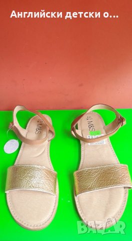 Английски детски сандали естествена кожа- М&S, снимка 4 - Детски сандали и чехли - 28814135