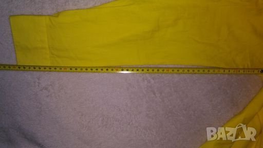 Жълта памучна риза с дълъг ръкав на Armani jeans размер М, снимка 13 - Ризи - 25119189