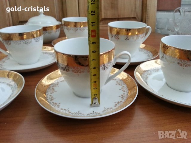 Чаши за чай порцелан Чехословакия, снимка 2 - Антикварни и старинни предмети - 35109648