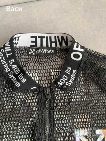 Off White лятно яке, снимка 3 - Якета - 50475034
