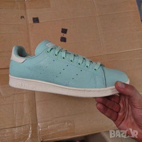 ADIDAS ORIGINALS STAN SMITH "FROZEN GREEN" номер 43,5-44, снимка 10 - Маратонки - 42609754