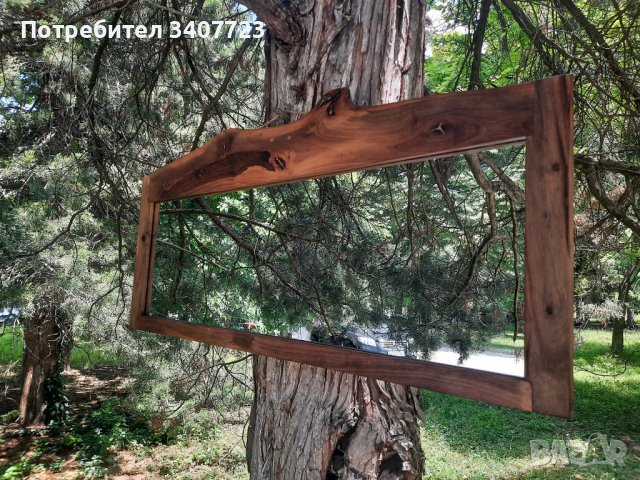 Ръчно изработени огледала от орех и липа , снимка 12 - Огледала - 37000723