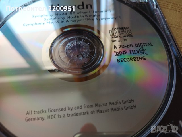JOSEPH HAYDN, снимка 5 - CD дискове - 43092934