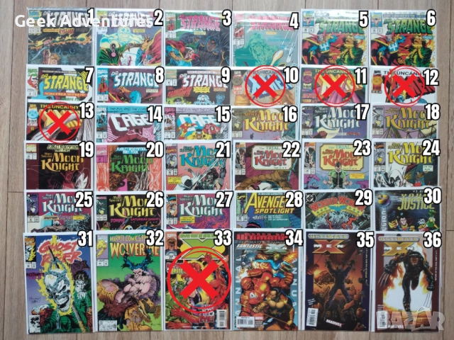 Comic Books/Комикси - X-Men, Punisher, Deadpool, Batman, Dr.Strange, Moon Knight, снимка 2 - Списания и комикси - 48013618