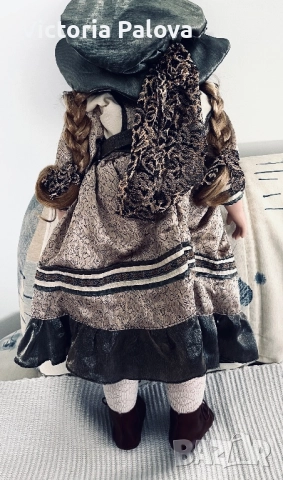 Колекционерска порцеланова кукла ADÉLIE CREATION PARIS лимитирана серия, сертификат, снимка 4 - Колекции - 52969247