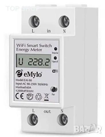 eMylo монофазен интелигентен WiFi електромер