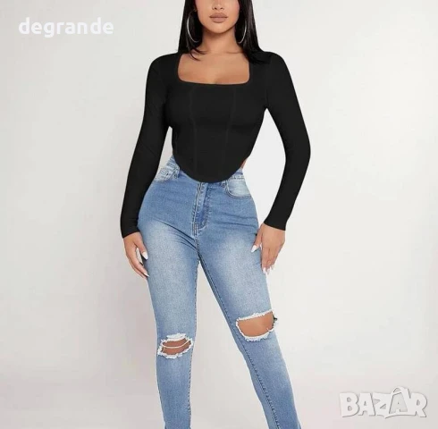 Дамски блузи с дълъг ръкав  , снимка 10 - Блузи с дълъг ръкав и пуловери - 51408413