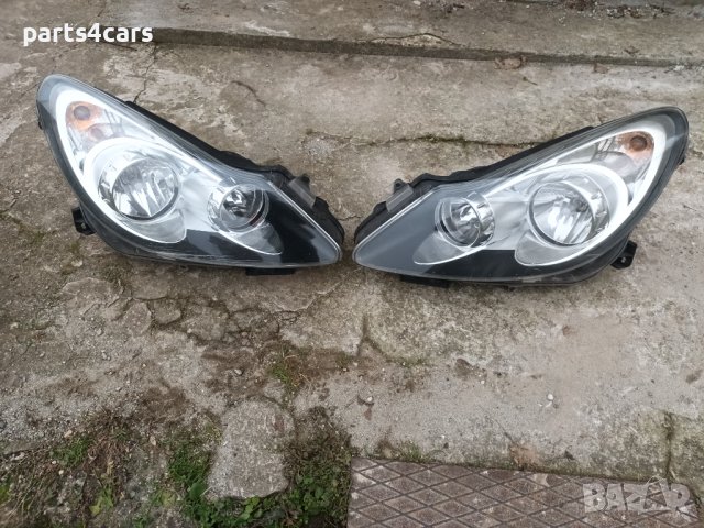 ляв и десен черен фар за опел корса д OPEL CORSA D, снимка 4 - Части - 39180923