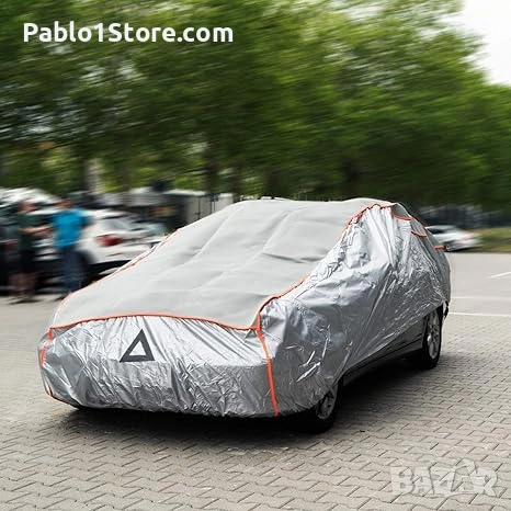Покривало за кола Navaris против градушка - Подплатено, устойчиво на атмосферни влияния, защита от г