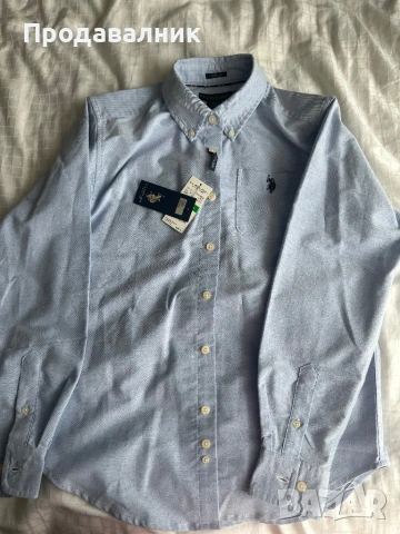 Риза US Polo Assn, момче 14-16год., снимка 2 - Детски ризи - 53524047