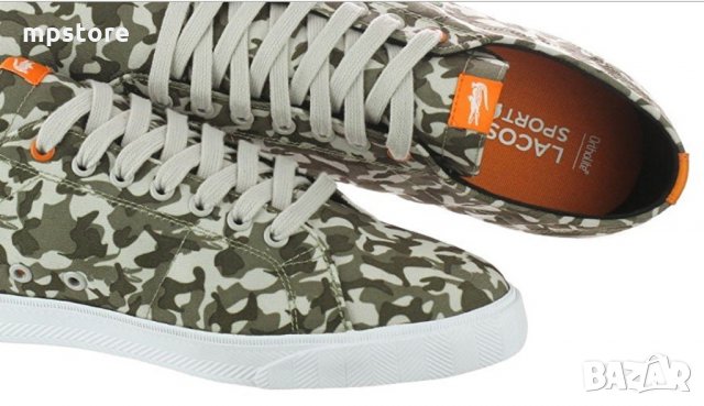 гуменки камуфлаж Lacoste, снимка 3 - Маратонки - 28061379
