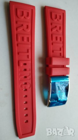 Силиконова каишка BREITLING, снимка 2 - Каишки за часовници - 33029183